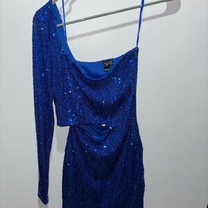 Windsor Royal Blue Sequin Dress